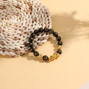 Pixiu Quartz Bracelet with Feng Shui Energy