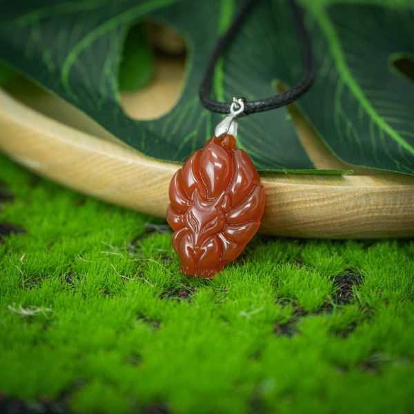 Agate Fox Pendant