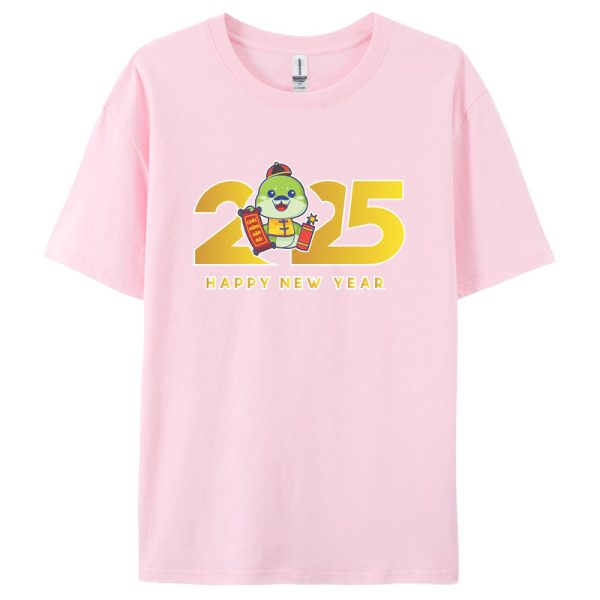 2025 Snake Year Graphic T-Shirt - Unique & Colorful Design