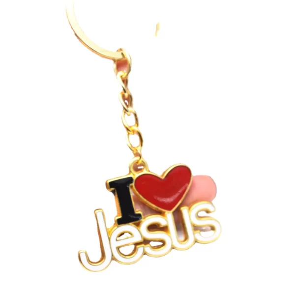 Catholic Keychain 'I Love Jesus': A Small Token of Faith, Love, and Devotion